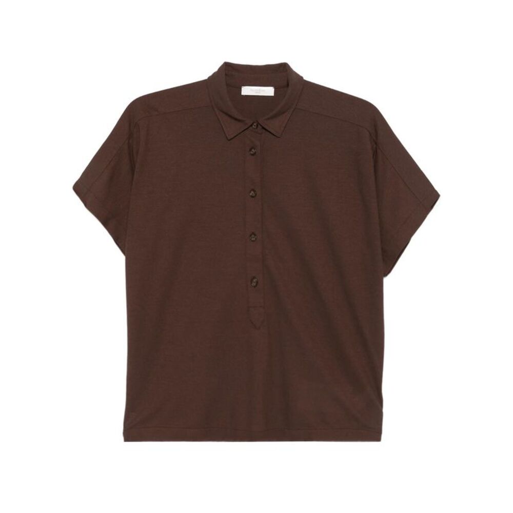 Zanone Women Short-Sleeved Cotton Polo Shirt